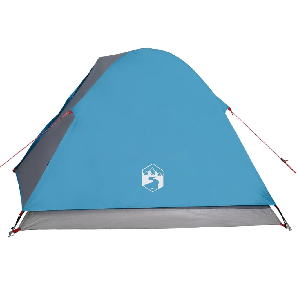 Lechnical Tenda da Campeggio 3 Persone Blu 240x217x120 cm taffetà 190T,Tende da Campeggio,Impermeabile & Antivento,Ideale per Campeggio e attività All'aperto-94410