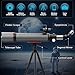Opaita Telescope for Adults High Powered - 90mm Aperture 600mm Refractor Telescope for Kids & Beginners - Portable Astronomy Telescopes Profesional with Phone Adapter Tripod Carry Bag