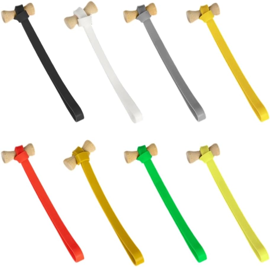Camera Accessories 8Pcs Silicone Cable Ties Elastic Cable Organization Management for Indoor Outdoor Cord Management