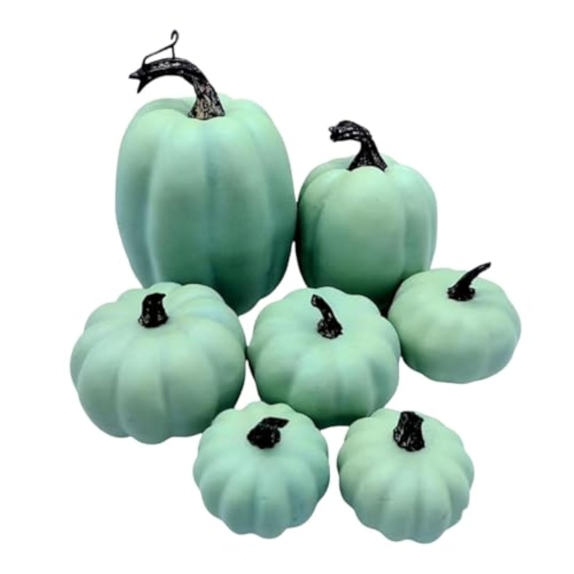 7Pcs Artificial Pumpkins Set Decor for Holiday Party Favors