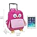yodo Zoo 3-Way Kids Suitcase Luggage or Toddler Rolling Backpack with wheels, Medium Owl