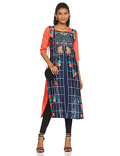 Image of Women's Crepe Straight Kurta