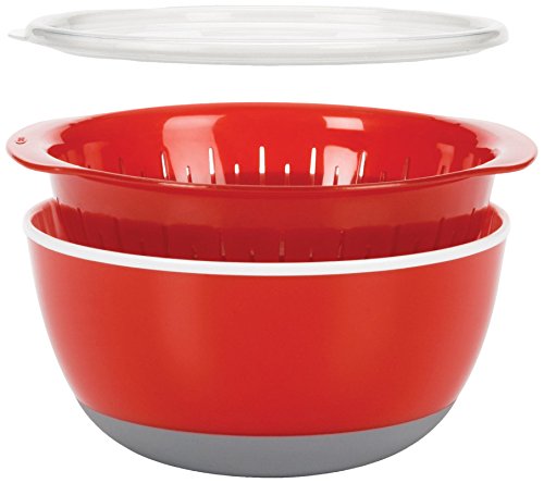 OXO Good Grips 3 Piece Berry Washing Bowl, Colander