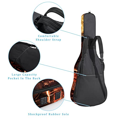 Housse de protection en éponge épaisse imperméable pour guitare acoustique électrique basse classique, Multicolore 07… - Les Beatles, Paul McCartney, John Lennon, RIngo Starr, George Harrison Housse de protection en éponge épaisse imperméable pour guitare acoustique électrique basse classique, Multicolore 07… – Image 4