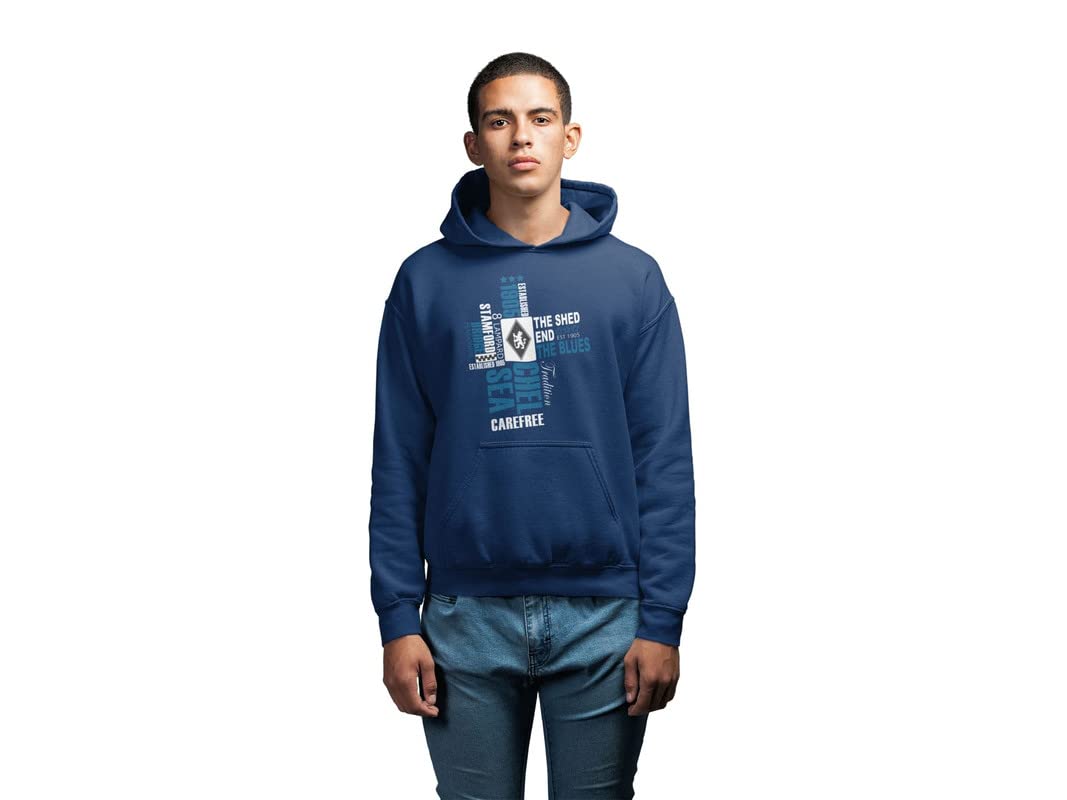 Revind.442 Chelsea Football Club Carefree Men's 100% Cotton Hoodie 2 41bI0StG9aL. SL1067