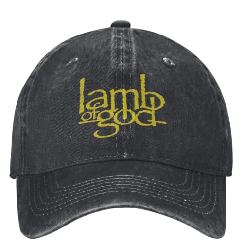Casquette Lamb of God dorée idéale pour vos concerts Kpop et sorties urbaines quotidiennes