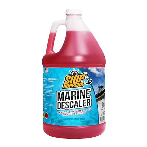 Mainstream Marine Descaler Solution Multi-Purpose Descaling Solvent Bio-Growth Marine Boat Engine Flush and A/C Systems 1 Gallon