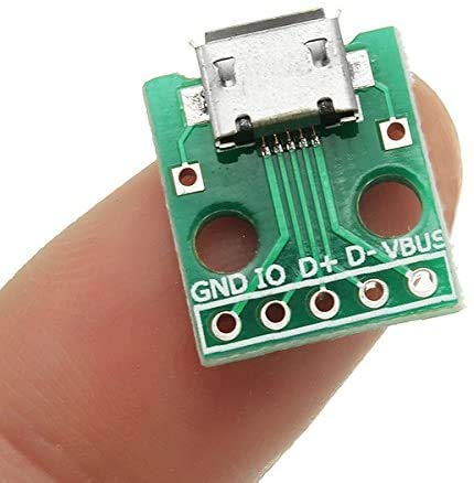 2X CONNETTORE MICRO USB femmina 5 poli pcb smd