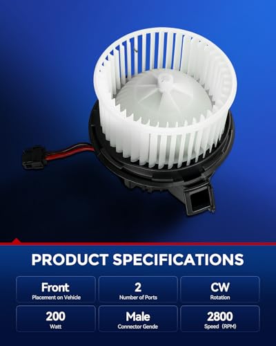 Image of KAX AC Blower Motor for Mercedes-Benz C300 C350 C63 AMG 2008-2014, E350 GLK350 E550 E63 AMG 2010-2011, SLS AMG 2011-2015 - HVAC Heater Blower Motor Replaces# 700248,75029