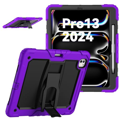Étui de protection robuste iPad Pro 13 pouces M4 2024 étui antichoc bandoulière