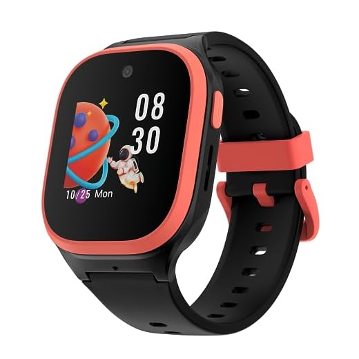 Noise Scout Kids Smartwatch with Assisted GPS Tracking, 4G Video & Voice Call, Safe Zone Alert, SOS Button, Habit Formation, in-Built Games, Buddy App for Parents (Racing Black)
