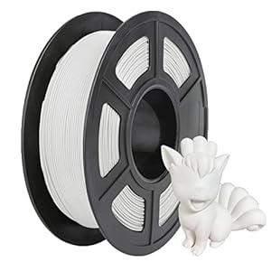 Matt PLA Filament 1.75mm, PRINSFIL Filament 1.75 PLA, Filament-3D-Druckmaterialien, 1 kg 1 Spool, Matt Gipsweiß