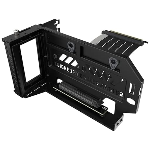Cooler Master Kit de Soporte Vertical para GPU V3, Para Cajas PC E-ATX/ATX/mATX y Dispositivos PCI-E 4.0, Soporte para Tarjeta Video Modular, Soporte de Acero SGCC, Incluye Cable Riser 165 mm – Negro | Ya disponible en tu tienda friki favorita! En mundofriki.es!
