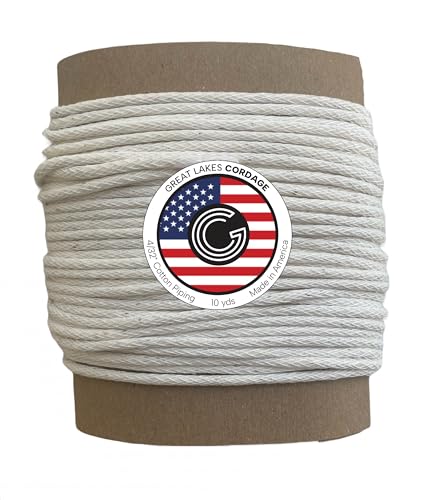 4/32 (1/8) Cotton Piping Cord Size 00 (10 yds)