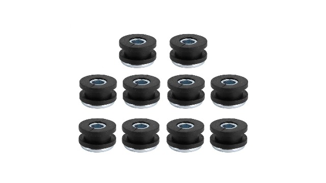 Gommini Per Moto M6 - Kit 10 Pezzi Nero, Rondelle In Gomma Per Parabrezza E Carene - Foto 8