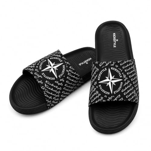 Image of Men's Streetwear Sliders | Extra Soft Doctor Recommended Chappals | Stylish Designer Textured Sole | Lightweight Comfortable Slip-On Slippers KS 2001