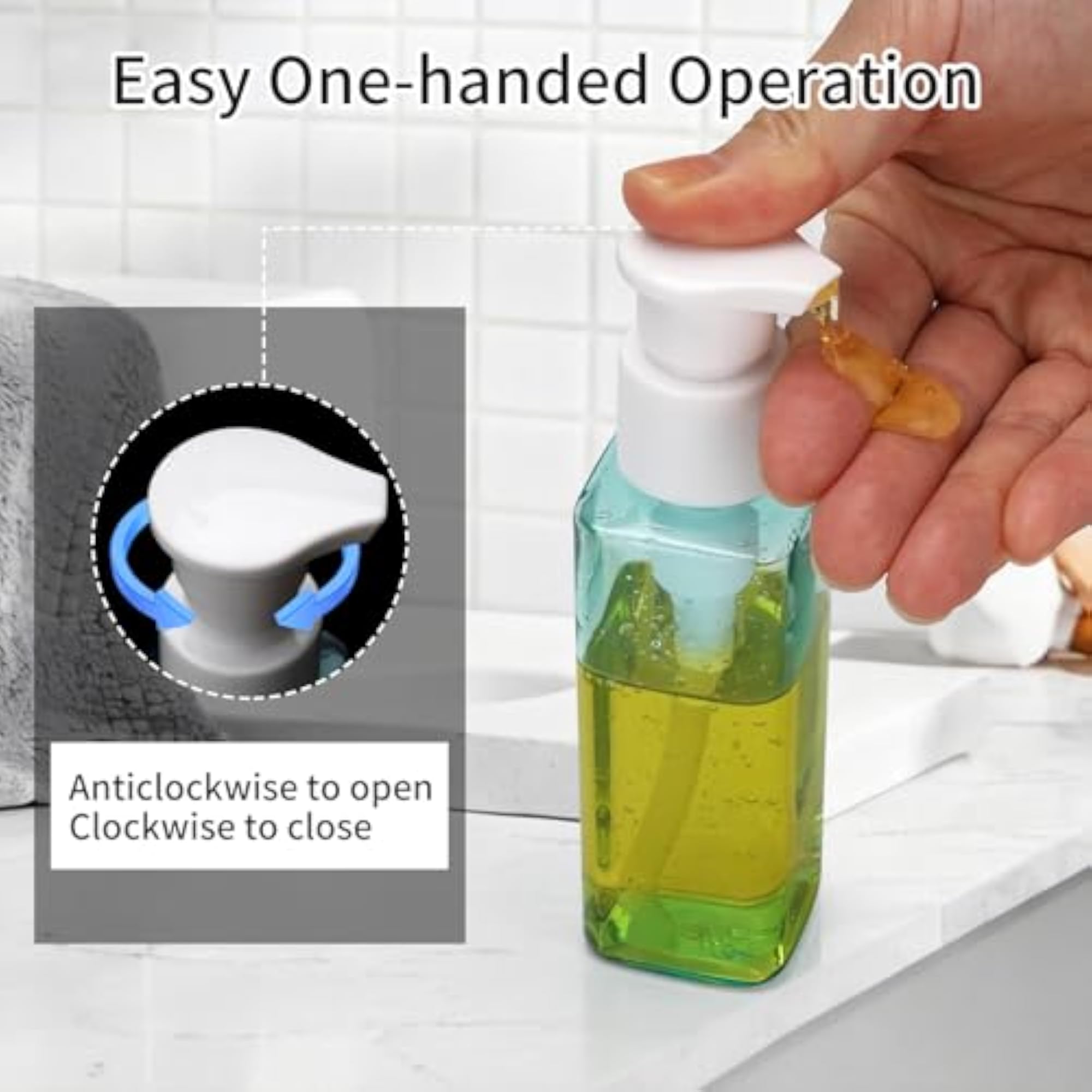 9 PCS TSA Approved Travel Bottles for Toiletries