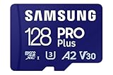 Samsung Memorie MB-MD128SA PRO Plus Scheda MicroSD da 128GB, UHS-I U3, Fino a 180 MB/s