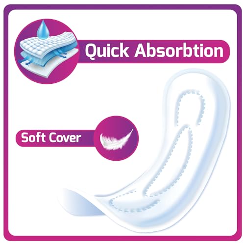 Image of Bodyform Maxi - Value Sanitary Napkins, Cushion Soft Always Comfortable and Ultra-Absorbent (Regular, 56 Count (4 Packs of 14 Counts))