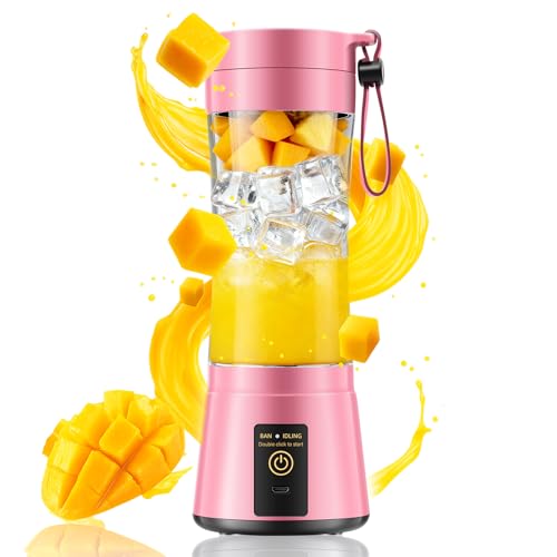Image of Cordless Personal Size Portable Blender - 380Ml Blender Smoothies and Shakes, BPA Free Traveling Juice Cup with Powerful Blending, Freshly Squeezed in Sports /Travel /Home