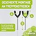 Y-Adapter 2er Set für Türschutzgitter & Treppenschutzgitter I Universal für Geländer bis 40 mm, Anti-Rutsch, kompatibel mit M8 & M10 Gewinde | Schnelle Montage ohne Bohren am Kinderschutzgitter