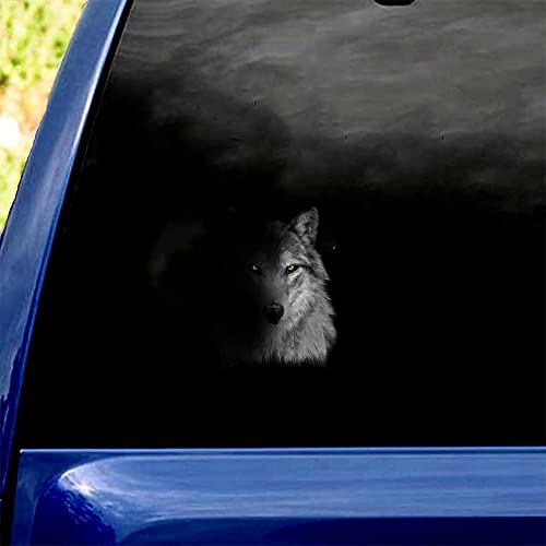 Wolf Sticker Car Decals, vinyl wolf decal, wolf car sticker, Wolf Car