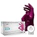 Produktbild AMPRI Nitrilhandschuhe, magenta, pink, 100 Stück/Box, Größe S, puderfrei, Style Grenadine by Med-Comfort: Nitril Einmalhandschuhe, Einweghandschuhe in den Größen XS, S, M, L, XL