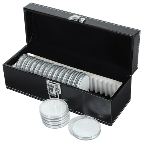 Boîte de rangement pièces de monnaie pour salons de collectionneurs et bourses