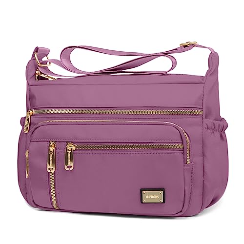 Image of NPBAG Crossbody Bag for Women, Shoulder Purse Handbag Messenger Bag, Trendy Pocketbooks, Waterproof and Multi-Pockets