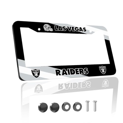 1PCS for Raiders High-End Sports Team Fans License Plate Frames