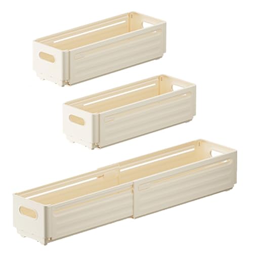 Cnwinu 3 Stück Aufbewahrungsbox Kunststoff, Dehnbar...