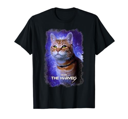 Marvel Studios The Marvels Goose the Flerken Cat Poster T-Shirt