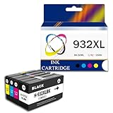 ➤【Modèle d'imprimantes compatibles】Cartouches d'encre modèle 932XL de remplacement compatibles pour les imprimantes HP Officejet Pro 6100 6600 6700 7110 7610 7612 7510 7512.