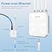 WAVLINK WiFi 7 BE5100 Outdoor WiFi Extender, Dual Band Long-Range Outdoor WiFi Repeater|Access Point|Mesh Router, POE Powered | IP67 Waterproof | 4 x 8dBi Antennas, 2.5 Gbps Ethernet, Up to 2800 sq.ft