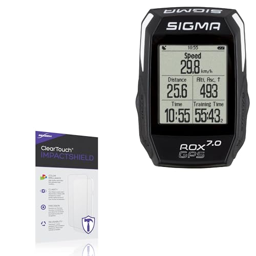 BoxWave Screen Protector Compatible with Sigma ROX 7.0 - ClearTouch ImpactShield (2-Pack), Impenetrable Screen Protector Flexible Film