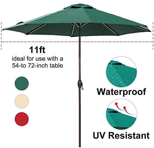 Abba Patio 11ft Patio Umbrella Outdoor U Buy Online In Japan At Desertcart