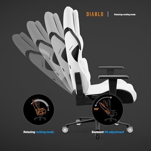 X.One Prime Sedia Gaming Tessuto Bianca X.One Prime - Poltrona Gaming Ergonomica con Braccioli Regolabili, Cuscino Lombare e Seduta Refrigerante - Base in Metallo - Gaming Chair 140 kg - Sedia gaming - Immagine 5