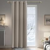 Funciones: La cortina aislante térmica bloquea los rayos del sol que provienen directamente de la ventana durante el día, y ayuda a mantener la habitación fresca durante el verano. Además, también puede proteger su privacidad.