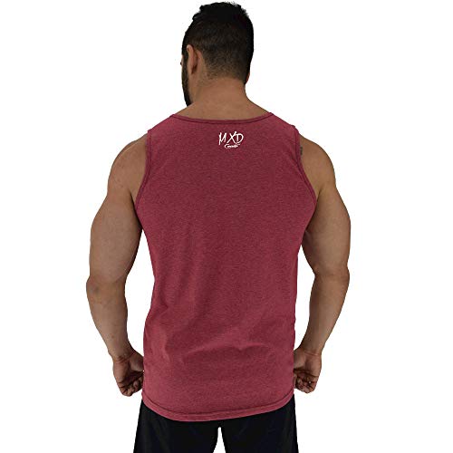 Regata Clássica Masculina MXD Conceito MXD Logo (Mescla vermeho, G)