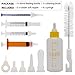 Puppy Kitten Bottle for Nursing, Newborn Baby Dog Cat Rabbit Feeding Bottles with Nipples Feeder Kit