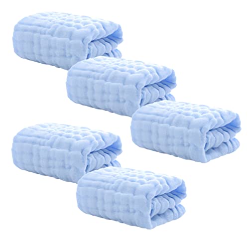CORHAD 5er Pack Baby Musselin Waschlappen