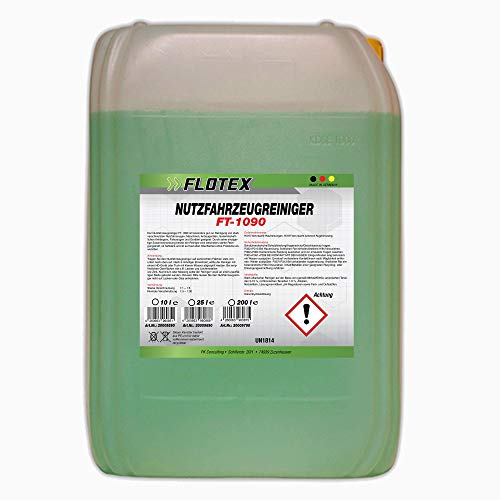 Flotex® Limpiador de vehículos industriales, 25 litros - Limpiador Activo para vehículos industriales, Lonas, Camiones y Coches Cover