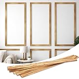 10 Pack 47.2' x 3.15' Real Reclaimed Pine Wood Planks, 10.3 Sqft Solid Wood Boards for DIY Projects, Rustic Farmhouse Decor, Nail-up Wall & Craft Use