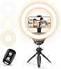 Lámpara de anillo de escritorio UBeesize de 12" con soporte y soporte para teléfono - Luz de estudio ajustable para fotografía, reuniones Zoom, YouTube, TikTok, transmisión en vivo 2