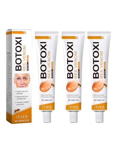BotoxCream – BotoxBee Venom Skin Treatment Cream, Anti-Aging, Firming, Lifting, and Moisturizing Skin Cream for All Skin Types – Recovery and Anti-Wrinkle Care (yellow)