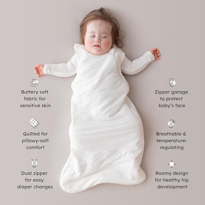 Image of KYTE BABY Sleep Bag 2.5 TOG, Rayon Made From Bamboo Wearable Blanket, Dual Zipper For Infants And Toddlers Nursery Essentials