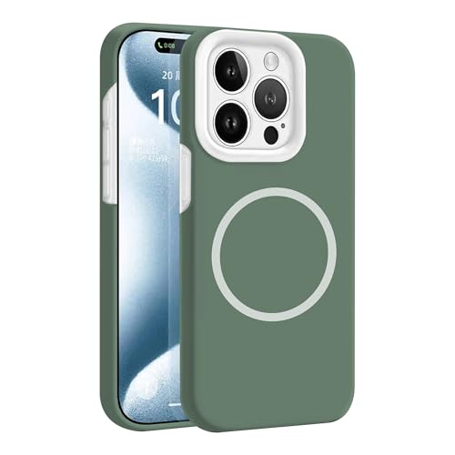 Image of Kratos Soft Silicone Case Cover Compatible with iPhone 14 Pro Max - Everyday Comfort Protection, Wireless Magnetic Charging Case with Raised Edge Camera & Screen Protection, Shock-Resistant Design