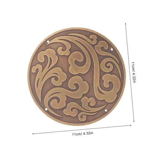 Calcomanía para muebles PRETYZOOM con etiquetas de talla de latón Xiangyun 4