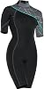 BARE 2MM Women's Elate Shorty Wetsuit | Comfortable high Stretch Neoprene Material | Short Sleeve | Great for All Watersports, Scuba Diving and Snorkeling