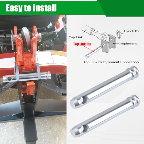 Image of S07070200 Tractor Top Link Pin Hitch, Cat 1, 4 Pack